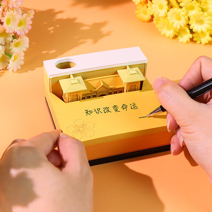 Xiamen University 3D Memo Pad - Weekly Planner 2026