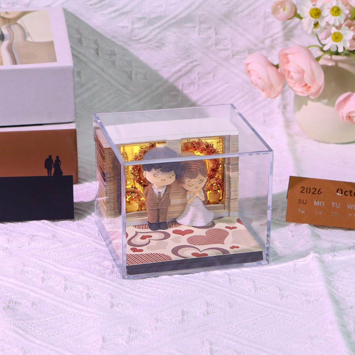 Dream Wedding 3D Memo Pad - Weekly Planner 2026