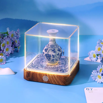 Blue and White Porcelain 3D Memo Pad - Daily Calendar 2026