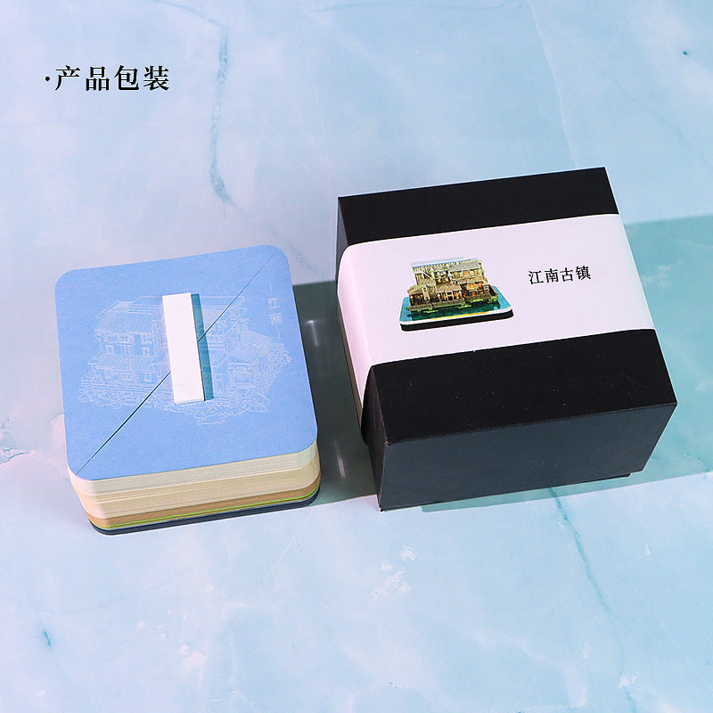 Jiangnan Water Town 3D Memo Pad