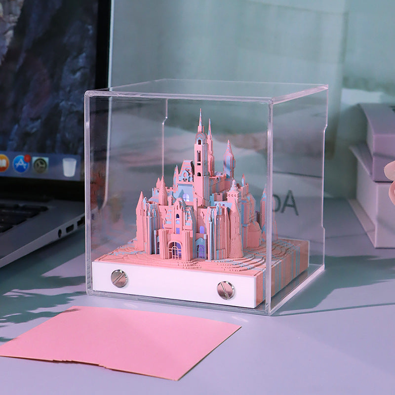 Fantasy Castle 3D Memo Pad - Weekly Planner 2026