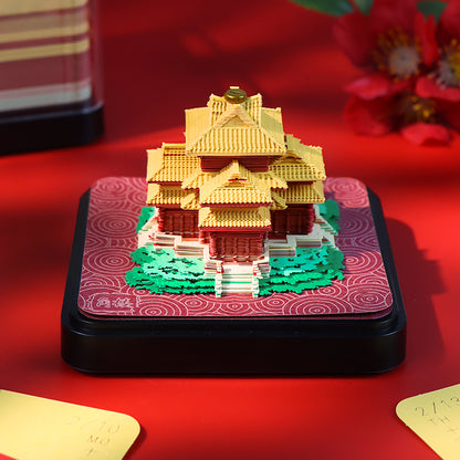 Corner Tower 3d Memo Pad - Daily Calendar 2026