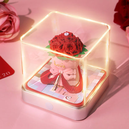 Rose Bouquet 3d Memo Pad - Daily Calendar 2026