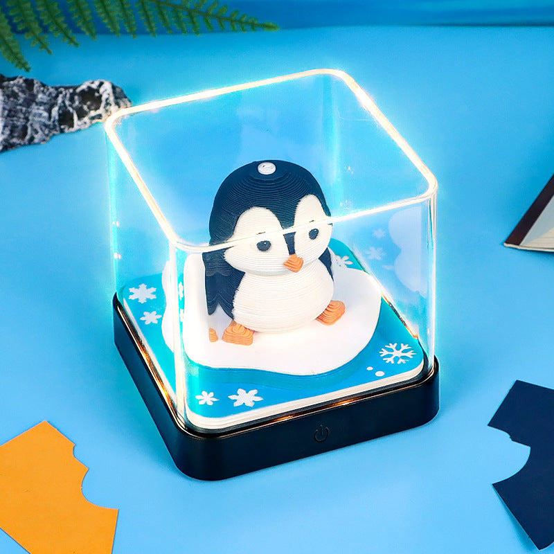 Penguin 3d Memo Pad - Daily Calendar 2026