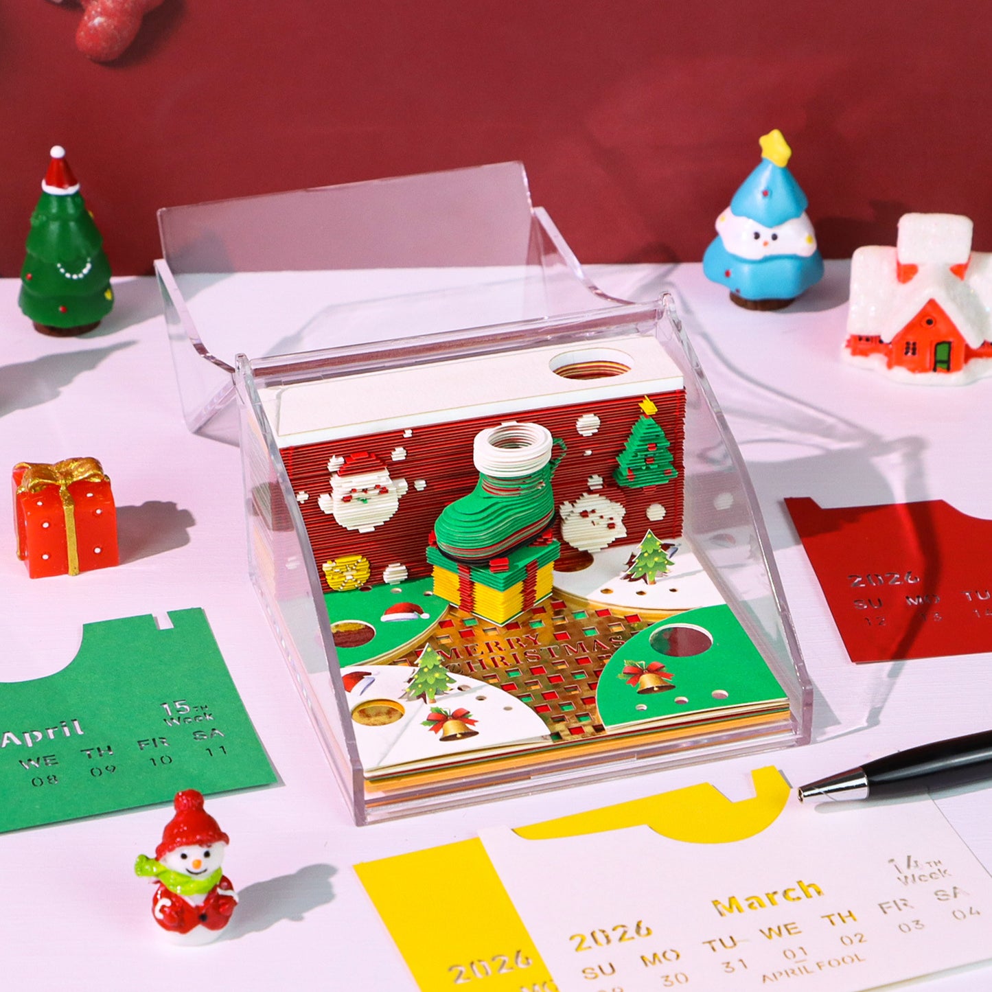 Christmas Mug 3D Memo Pad - Weekly Planner 2026