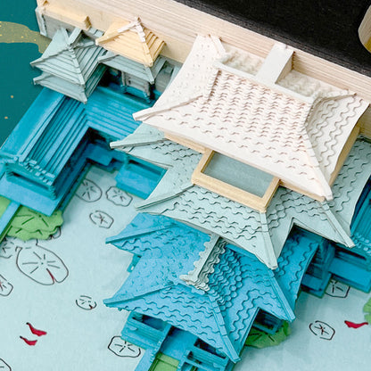 Heavenly Palace 3D Memo Pad - Weekly Planner 2026