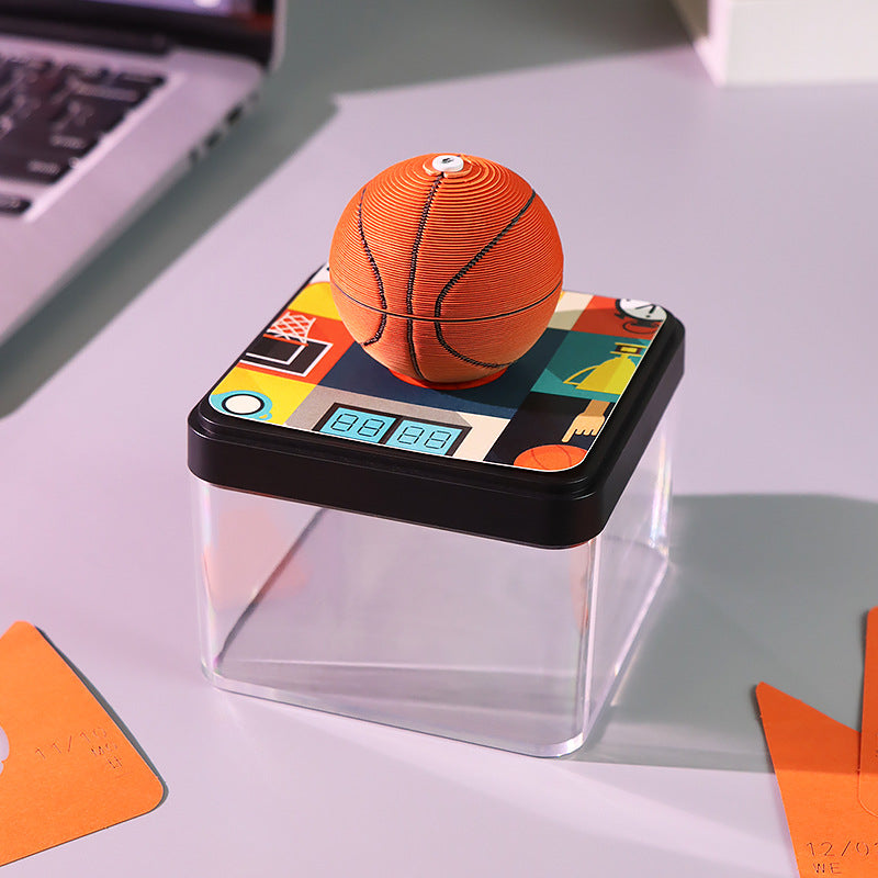 Basketball Sports 3d Memo Pad - Daily Calendar 2026