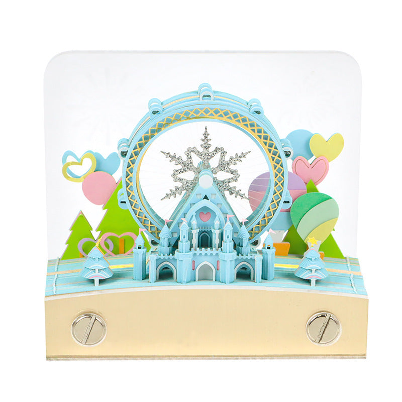 Snowflake Ferris Wheel 3d Memo Pad - Weekly Planner 2026