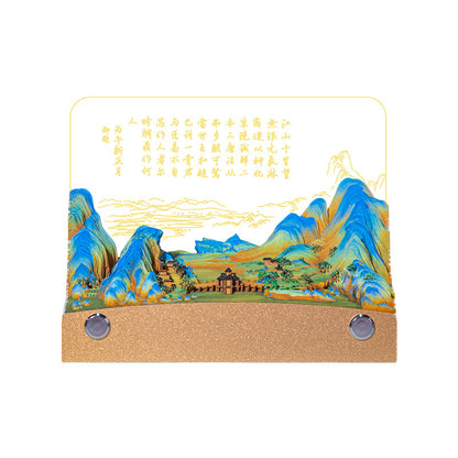 Rivers Mountains 3d Memo Pad - Weekly Planner 2026