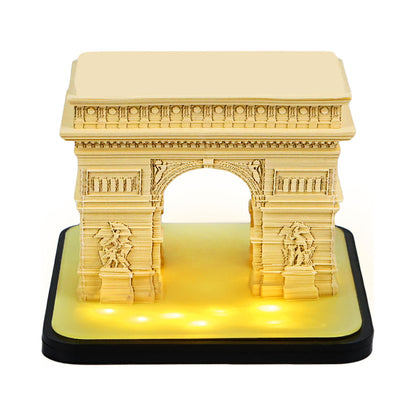 Arc de Triomphe 3D Memo Pad - Daily Calendar 2026