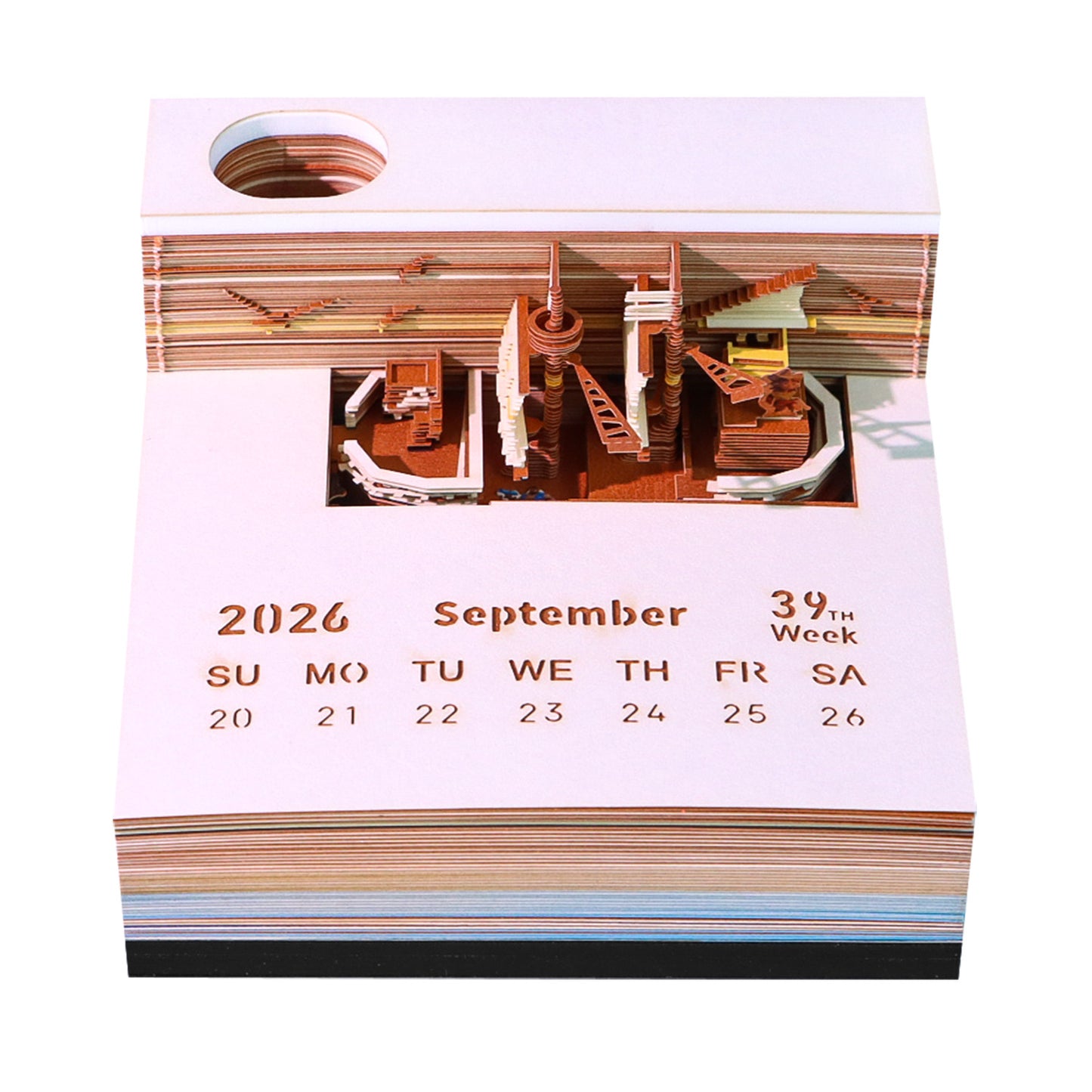 Pirate Ship 3D Memo Pad - Weekly Planner 2026