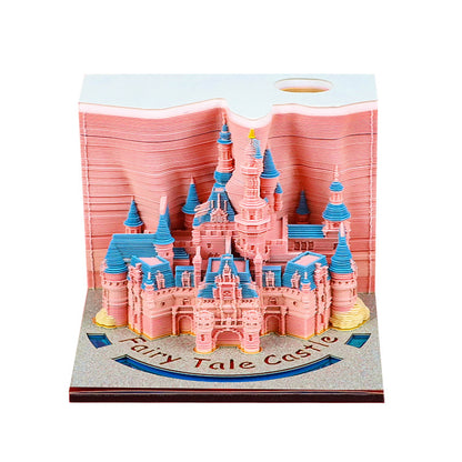 Fairytale Castle 3d Memo Pad - Weekly Planner 2026