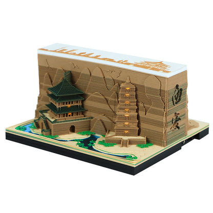 Xi'an Ancient Capital 3D Memo Pad - Weekly Planner 2026