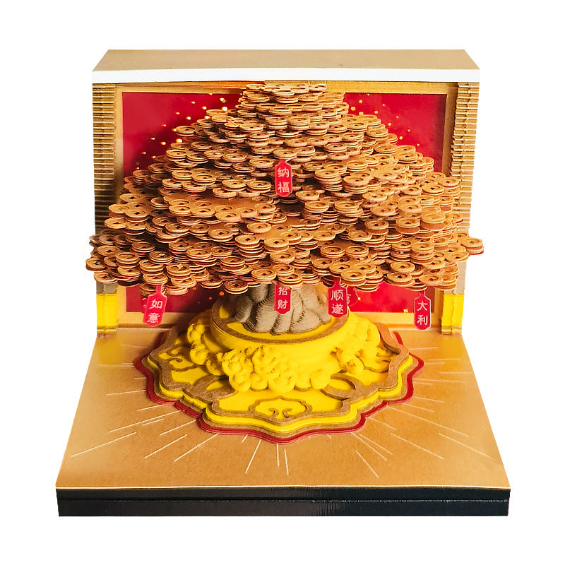 Money Tree 3d Memo Pad - Daily Calendar 2026
