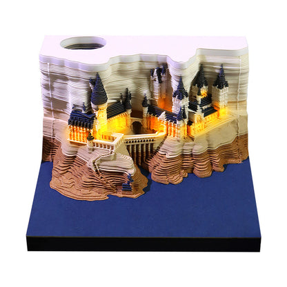 Hogwarts 3d Memo Pad - Weekly Planner 2026