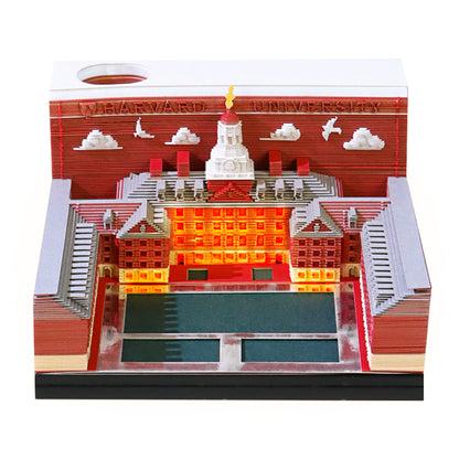 Harvard University 3D Memo Pad - Weekly Planner 2026