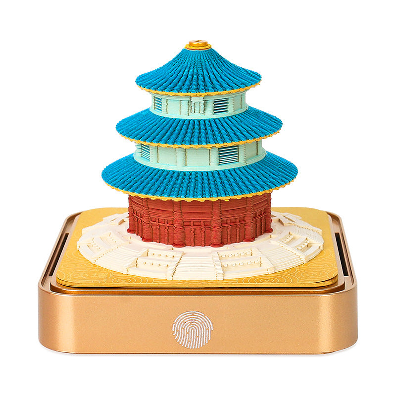 Hall of Prayer for Good Harvests 3D Memo Pad - Daily Calendar 2026