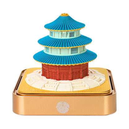 Hall of Prayer for Good Harvests 3D Memo Pad - Daily Calendar 2026