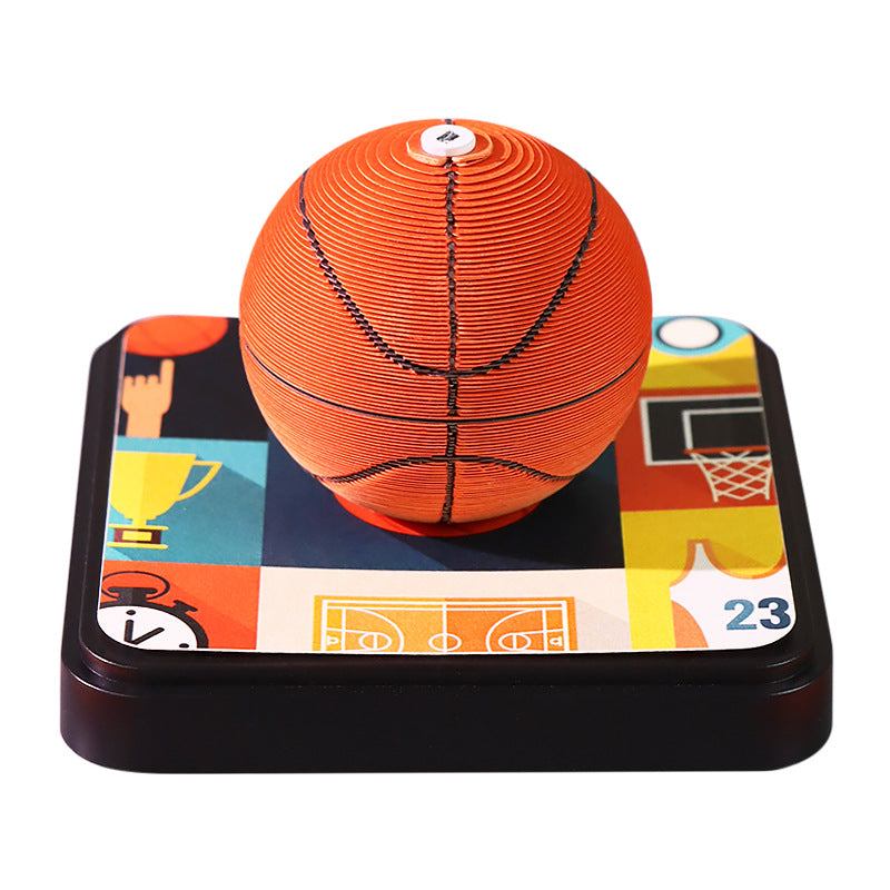 Basketball Sports 3d Memo Pad - Daily Calendar 2026