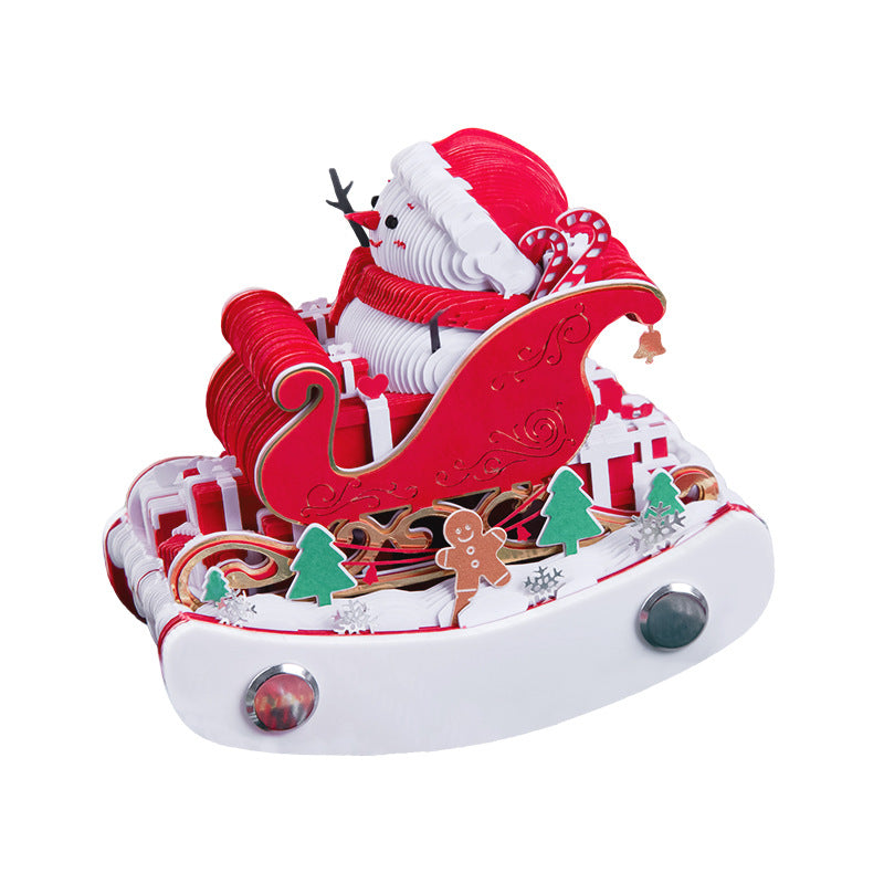 Christmas Sleigh 3d Memo Pad - Weekly Planner 2026
