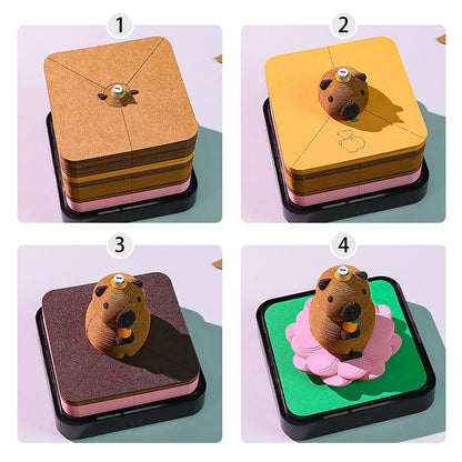 Capybara 3d Memo Pad - Daily Calendar 2026