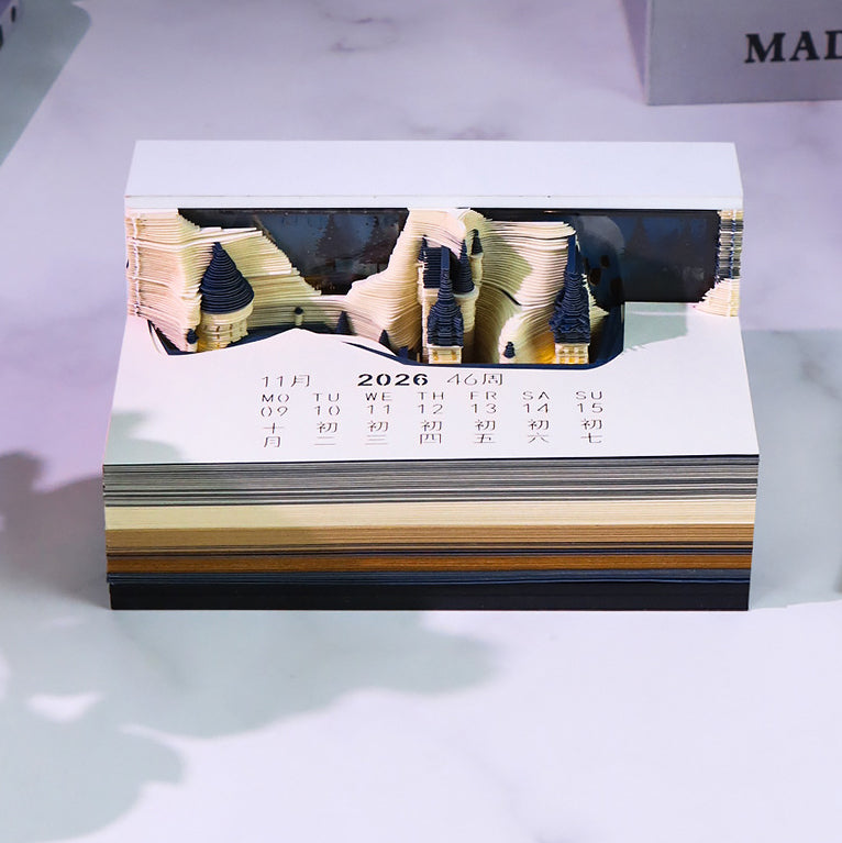 Magic Academy 3d Memo Pad - Weekly Planner 2026