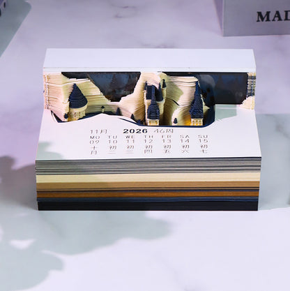 Magic Academy 3d Memo Pad - Weekly Planner 2026