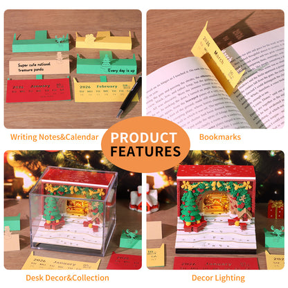 Christmas Archway 3D Memo Pad - Weekly Planner 2026