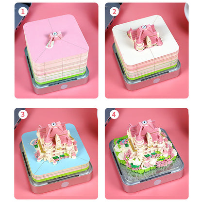 Love Castle 3D Memo Pad - Daily Calendar 2026