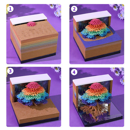 Tree Of Life 3d Memo Pad - Weekly Planner 2026