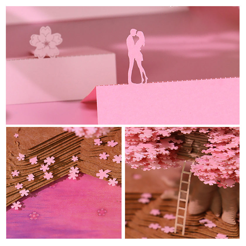 Cherry Blossom Tree 3d Memo Pad - Weekly Planner 2026