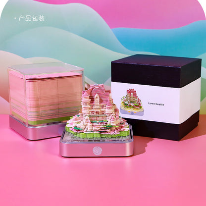 Love Castle 3D Memo Pad - Daily Calendar 2026