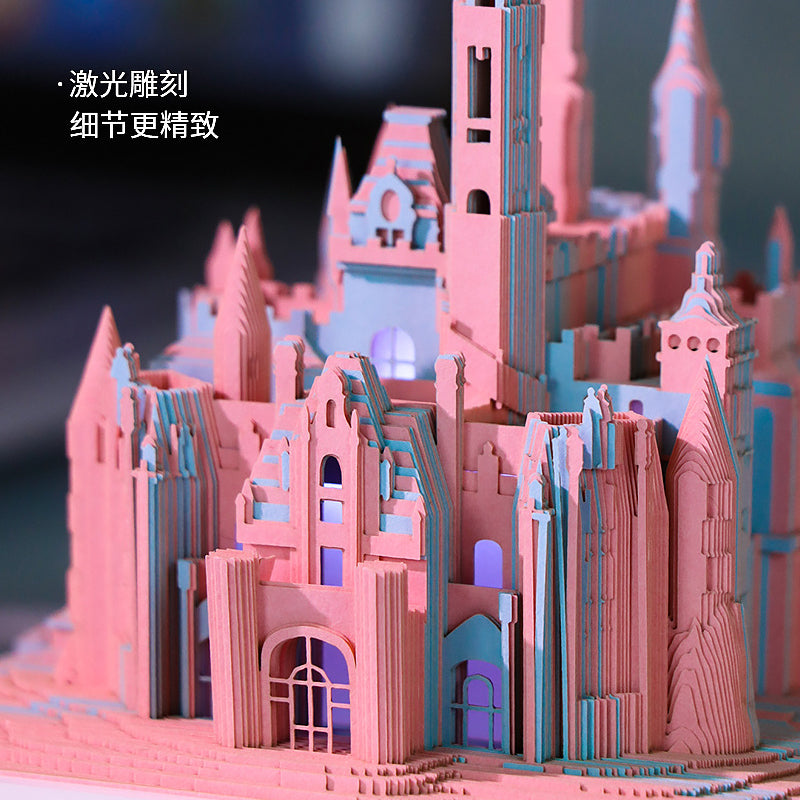 Fantasy Castle 3D Memo Pad - Weekly Planner 2026