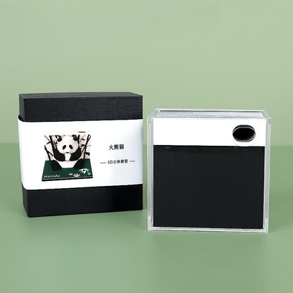 Cute Panda 3d Memo Pad - Weekly Planner 2026