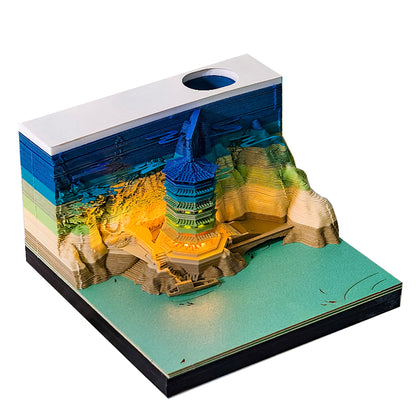 Deep In Mountains 3d Memo Pad