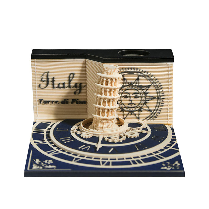 Leaning Tower Pisa 3d Memo Pad