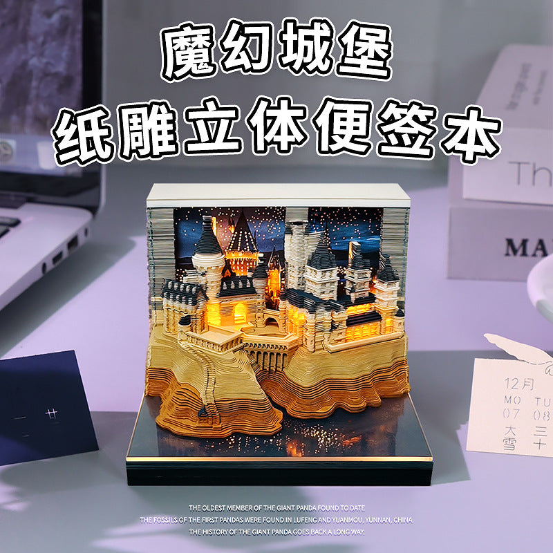 Magic Castle 3d Memo Pad - Weekly Planner 2026