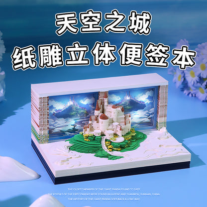 Castle in the Sky 3D Memo Pad - Weekly Planner 2026