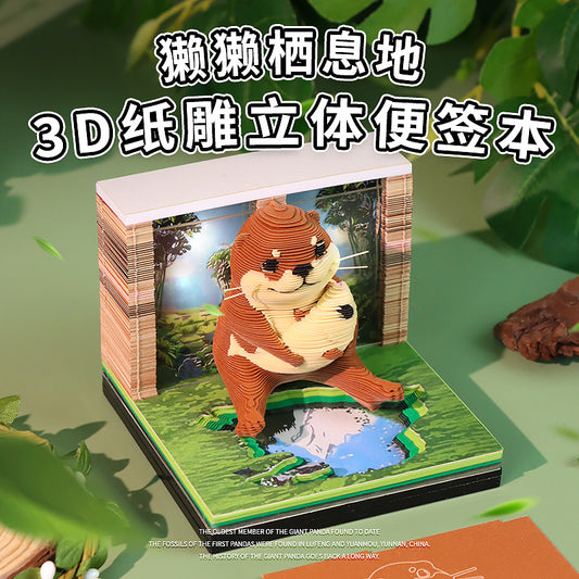 Otter 3d Memo Pad - Weekly Planner 2026