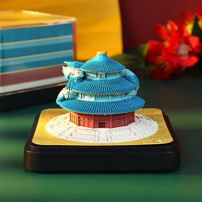 Temple Of Heaven 3d Memo Pad - Daily Calendar 2026