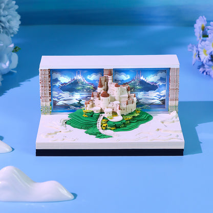 Castle in the Sky 3D Memo Pad - Weekly Planner 2026
