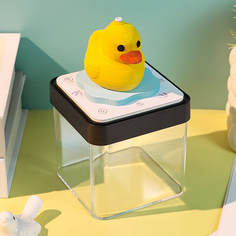 Yellow Duck 3d Memo Pad - Daily Calendar 2026