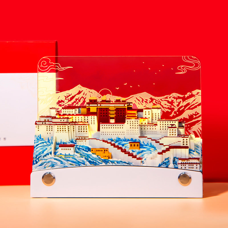 Potala Palace 3d Memo Pad - Weekly Planner 2026