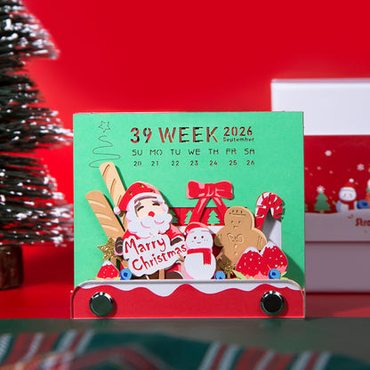 Christmas Strawberry 3d Memo Pad - Weekly Planner 2026