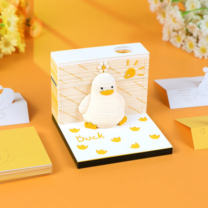 Lucky Duck 3d Memo Pad