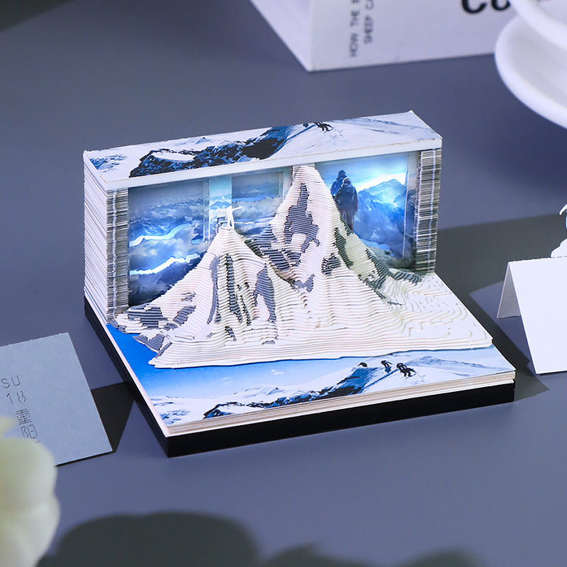 Mount Everest 3D Memo Pad - Weekly Planner 2026