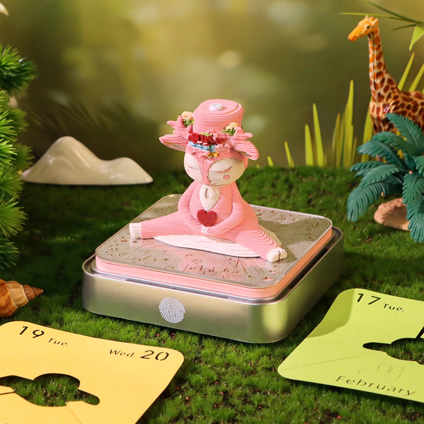 Elk 3d Memo Pad - Daily Calendar 2026