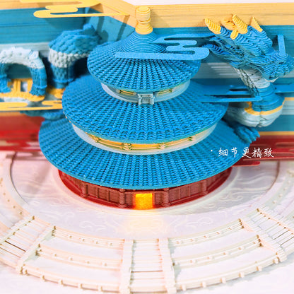 Hall of Prayer for Good Harvests 3D Memo Pad - Weekly Planner 2026