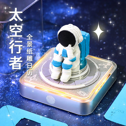 Space Walker 3d Memo Pad - Daily Calendar 2026