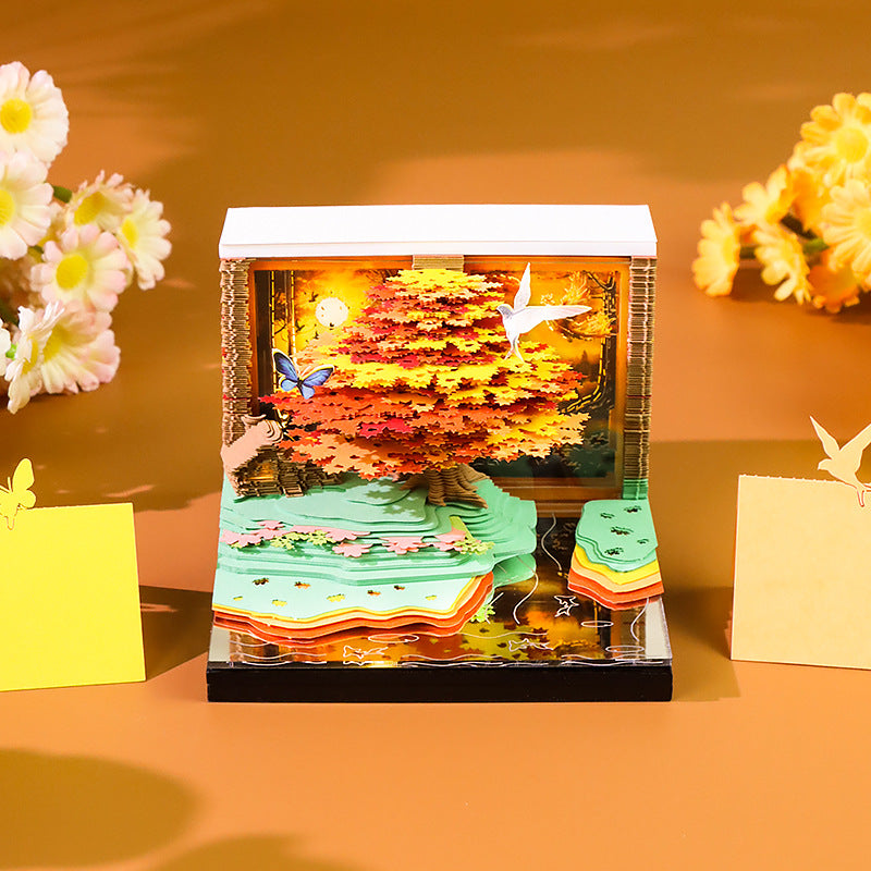 Phoenix Parasol Tree 3d Memo Pad - Weekly Planner 2026